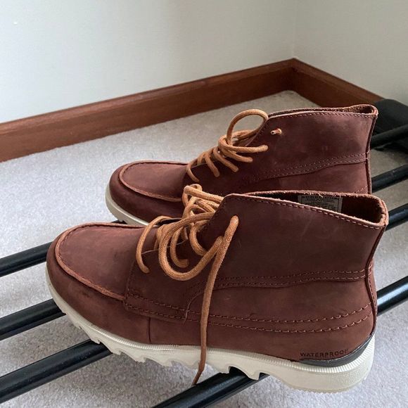 SOREL Men Kezar Leather Boots - NEW NWOB - Picture 4 of 9